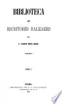 Biblioteca de escritores Baleares