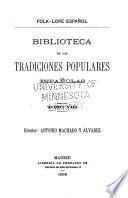 Biblioteca de las Tradiciones populares Españolas
