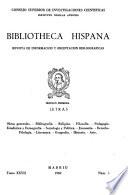 Bibliotheca hispana