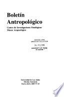 Boletín antropológico