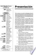 Boletín bibliográfico bimestral