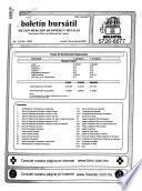Boletín bursátil