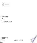 Boletín de estadística