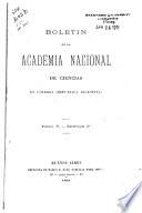 Boletin de la Academia Nacional de Ciencias
