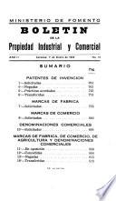 Boletín de la propiedad industrial y comercial