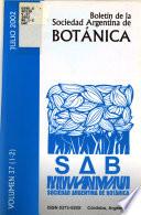 Boletín de la Sociedad Argentina de Botánica