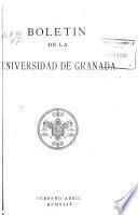 Boletín de la Universidad de Granada