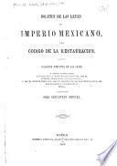 Boletin de las leyes del Imperio mexicano