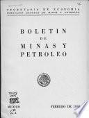 Boletín de minas y petróleo