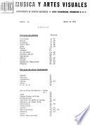 Boletín de música y artes visuales