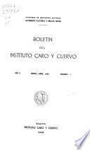 Boletín del Instituto Caro y Cuervo