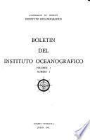 Boletín del Instituto Oceanográfico