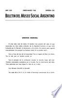 Boletín del Museo Social Argentino