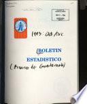 Boletín estadístico