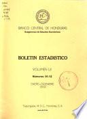 Boletín estadístico