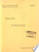 Boletín estadístico