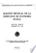 Boletín mensual del Departamento de economía agricola