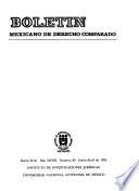 Boletín mexicano de derecho comparado