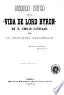 Bosquejo crítico de La vida de Lord Byron de D. Emilio Castelar