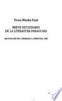 Breve diccionario de la literatura paraguaya