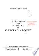 Breve estudio de la novelística de García Márquez