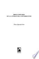 Breve historia de la literatura costarricense