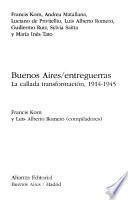 Buenos Aires/entreguerras