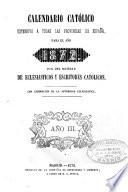 Calendario católico extensivo a todas las provincias de España para el año 1872