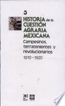 Campesinos, terratenientes y revolucionarios, 1910-1920