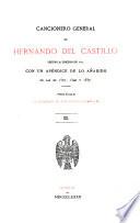 Cancionero general de Hernando del Castillo