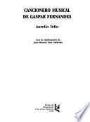 Cancionero musical de Gaspar Fernándes