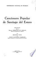Cancionero popular de Santiago del Estero