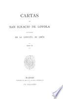 Cartas de San Ignacio de Loyola