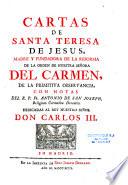 Cartas de Santa Teresa de Jesus...