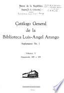 Catálogo general de la Biblioteca Luis-Angel Arango