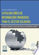Catálogo único de información financiera para el sector solidario