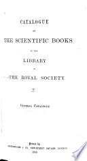 Catalogue of the Scientific Books in the Library