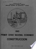 Censo económico, 1963