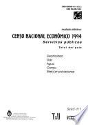 Censo Nacional Economico 1994
