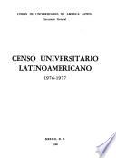 Censo universitario latinoamericano