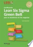 Certificación Lean Six Sigma Green Belt