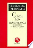 Clinica Bajo Transferencia