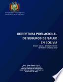 Cobertura Poblacional de Seguros de Salud en Bolivia (2010)