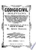 Código civil boliviano