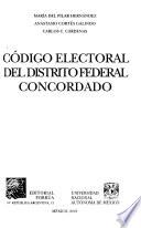 Código electoral del Distrito Federal, concordado