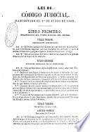 Código judicial del estado soberano de Antioquia