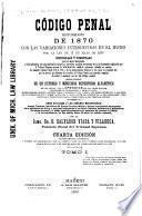 Código penal reformado de 1870