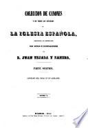 Coleccion de cañones de la iglesia española publicada en latin por F.A. Gonzalez