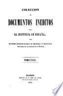Colección de documentos inéditos para la historia de España