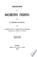 Colección de documentos inéditos para la historia de España